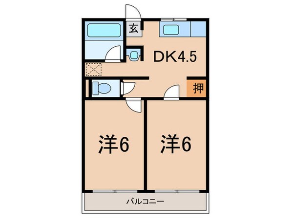 サンマンション本山の物件間取画像